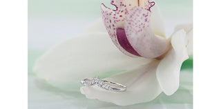 10K White Gold 0.15cttw Diamond Ring