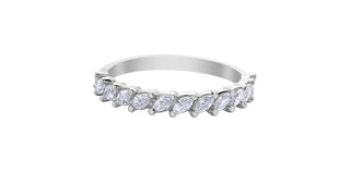14K White Gold 0.50cttw Diamond Ring