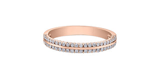 10K Rose Gold 0.25cttw Diamond Ring