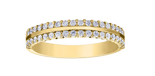 10K Yellow Gold 0.33cttw Diamond Band