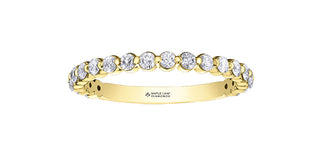 18K Yellow Gold 0.50cttw Canadian Diamond Band
