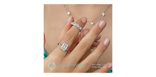 14K White Gold 3.50cttw Lab Grown Diamond Band