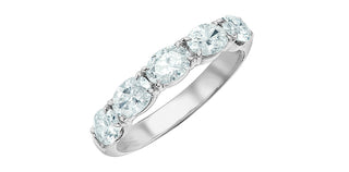 14K White Gold 1.50cttw Lab Grown Diamond Band