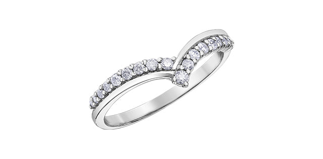 10K White Gold 0.20cttw Diamond Ring