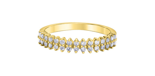 10K Yellow Gold 0.30cttw Diamond Ring