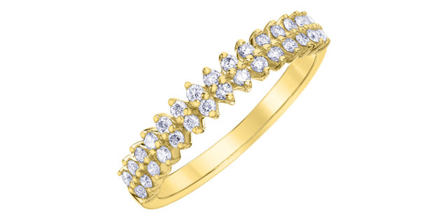 10K Yellow Gold 0.30cttw Diamond Ring