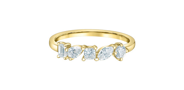 10K Yellow Gold 0.50cttw Lab Grown Diamond Ring