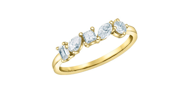 10K Yellow Gold 0.50cttw Lab Grown Diamond Ring