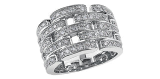10K White Gold 1.00 cttw Diamond Ring