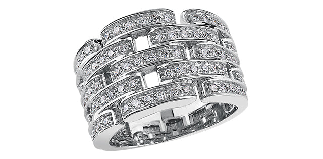 10K White Gold 1.00 cttw Diamond Ring