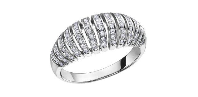 10K White Gold 0.40 cttw Diamond Ring