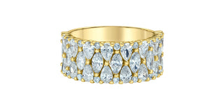 14K Yellow Gold 2.77cttw  Lab Grown Diamond Ring