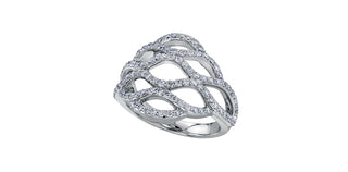10K White Gold 0.75cttw Diamond Ring