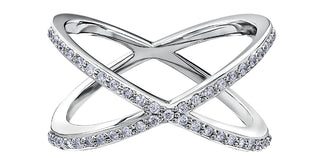 10K White Gold 0.23cttw Diamond Ring