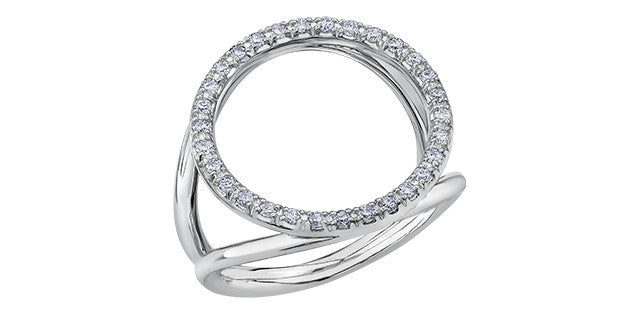 10K White Gold 0.30cttw Diamond Ring