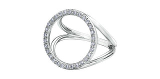 10K White Gold 0.30cttw Diamond Ring