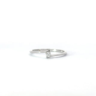 925 Silver Promise Ring with Lab Grown Diamond