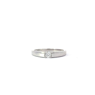 925 Silver Promise Ring with Lab Grown Diamond