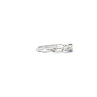 925 Silver Promise Ring with Lab Grown Diamond