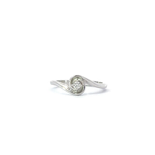 925 Silver Promise Ring with Lab Grown Diamond