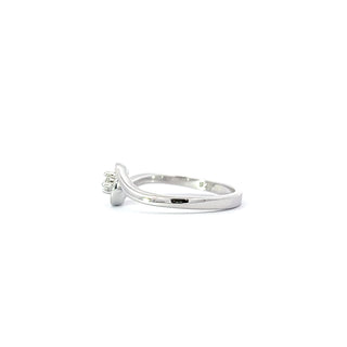 925 Silver Promise Ring with Lab Grown Diamond