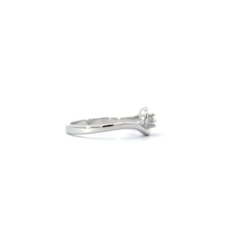 925 Silver Promise Ring with Lab Grown Diamond