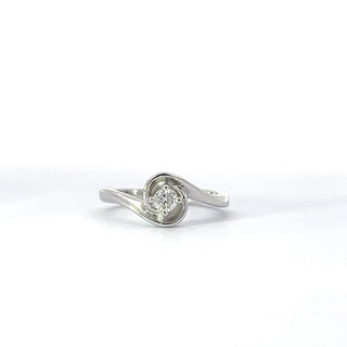 925 Silver Promise Ring with Lab Grown Diamond