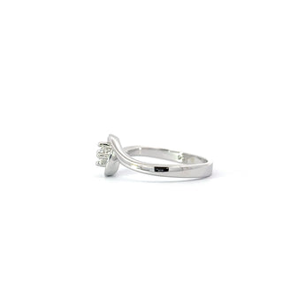925 Silver Promise Ring with Lab Grown Diamond