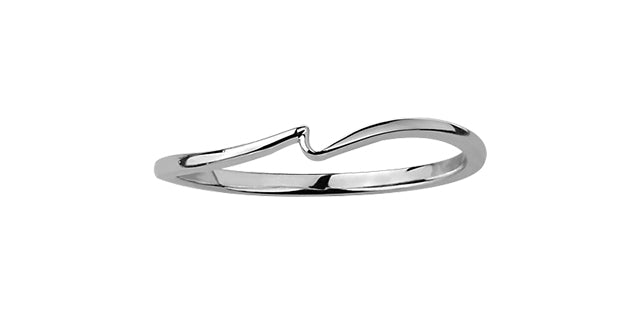 10K White Gold Ring