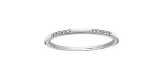 10K White Gold 0.10cttw Diamond Ring