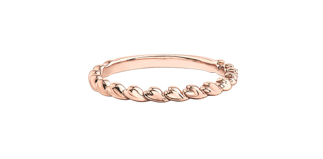 10K Rose Gold Ring