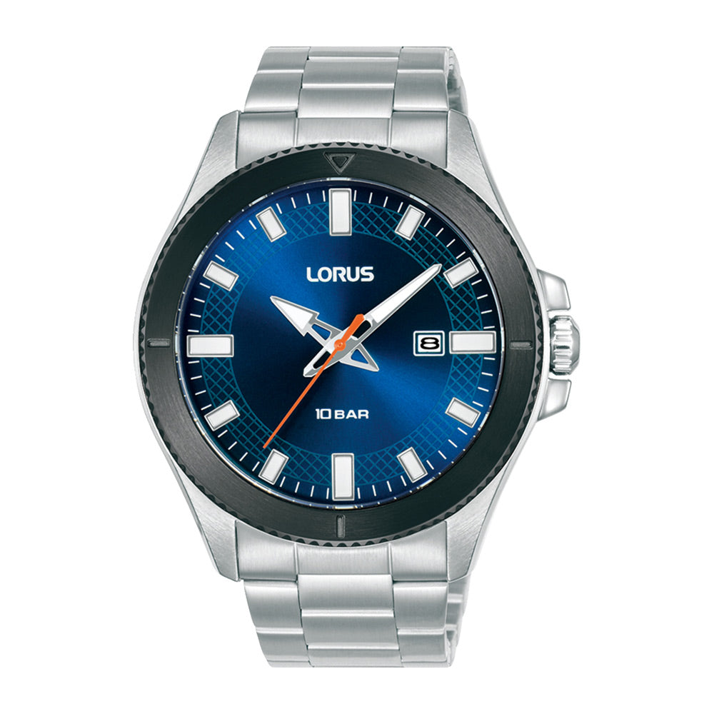 Lorus Blue Sunray Dial Watch RH901QX9