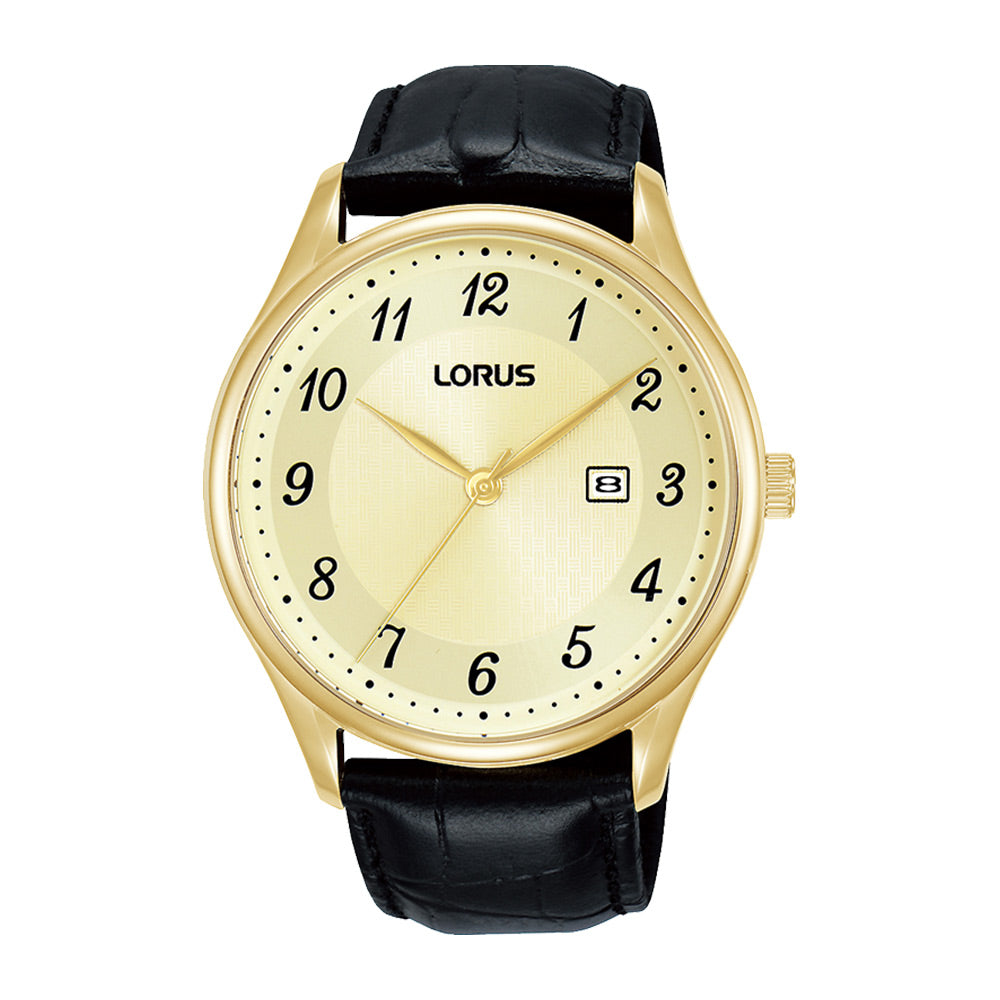 Lorus Light Champagne Sunray Dial Watch RH908PX9