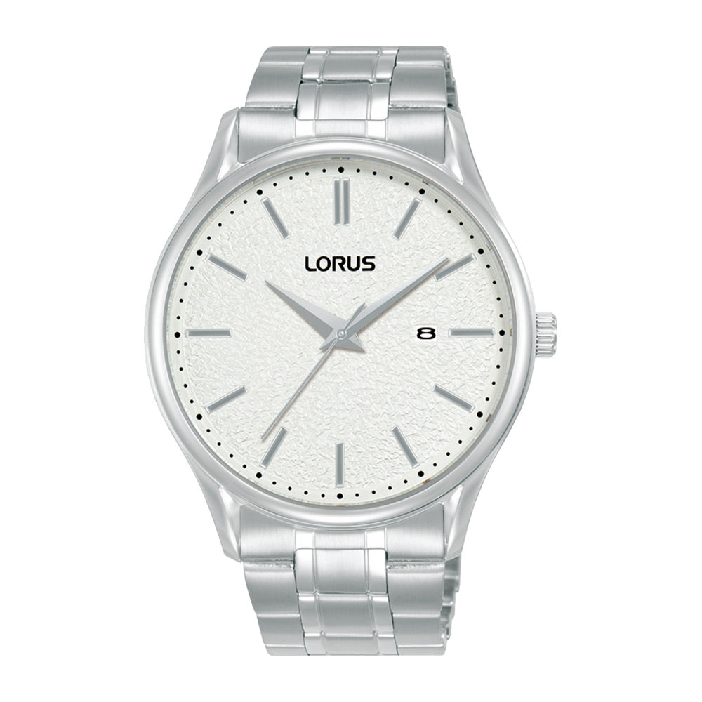 Lorus White Dial Watch RH931QX9