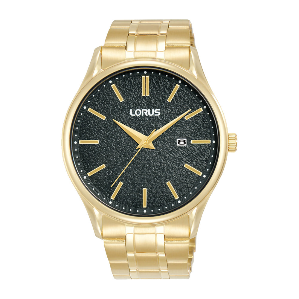 Lorus Black Dial Watch RH934QX9