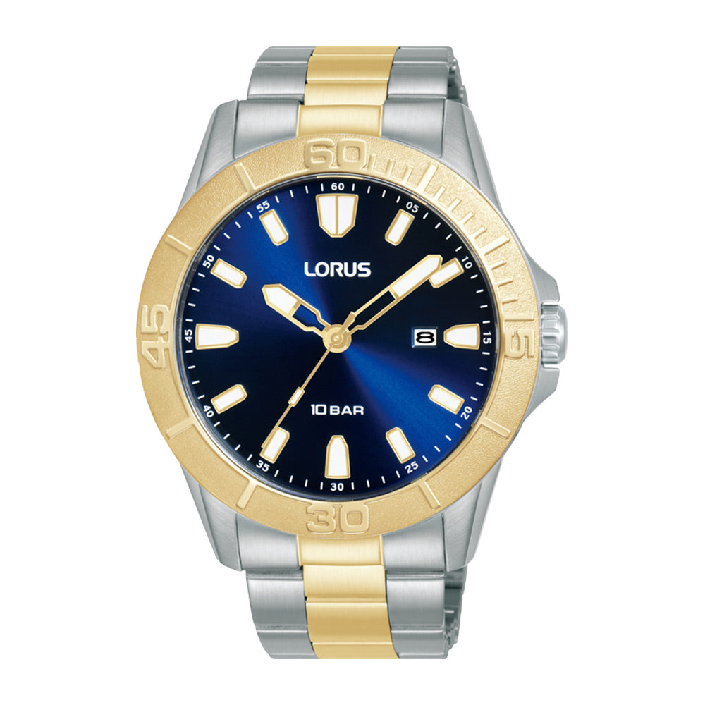 Lorus Blue Sunray Dial Watch RH946QX9