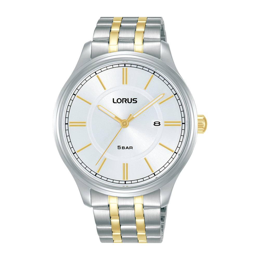 Lorus White Sunray Dial Watch RH953PX9