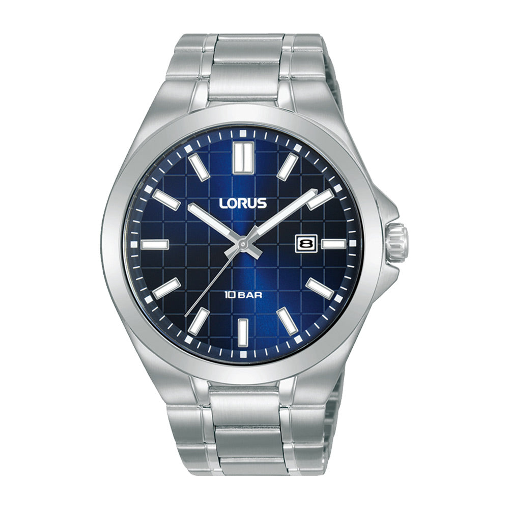 Lorus Blue Sunray Dial Watch RH957QX9