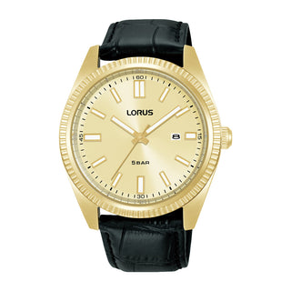 Lorus Light Champagne Sunray Dial Watch RH976QX9-Discontinued-Shipping Immediately