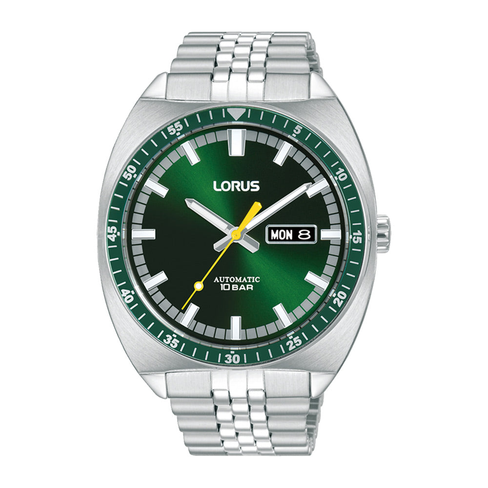 Lorus Dark Green Sunray Dial Watch RL443BX9