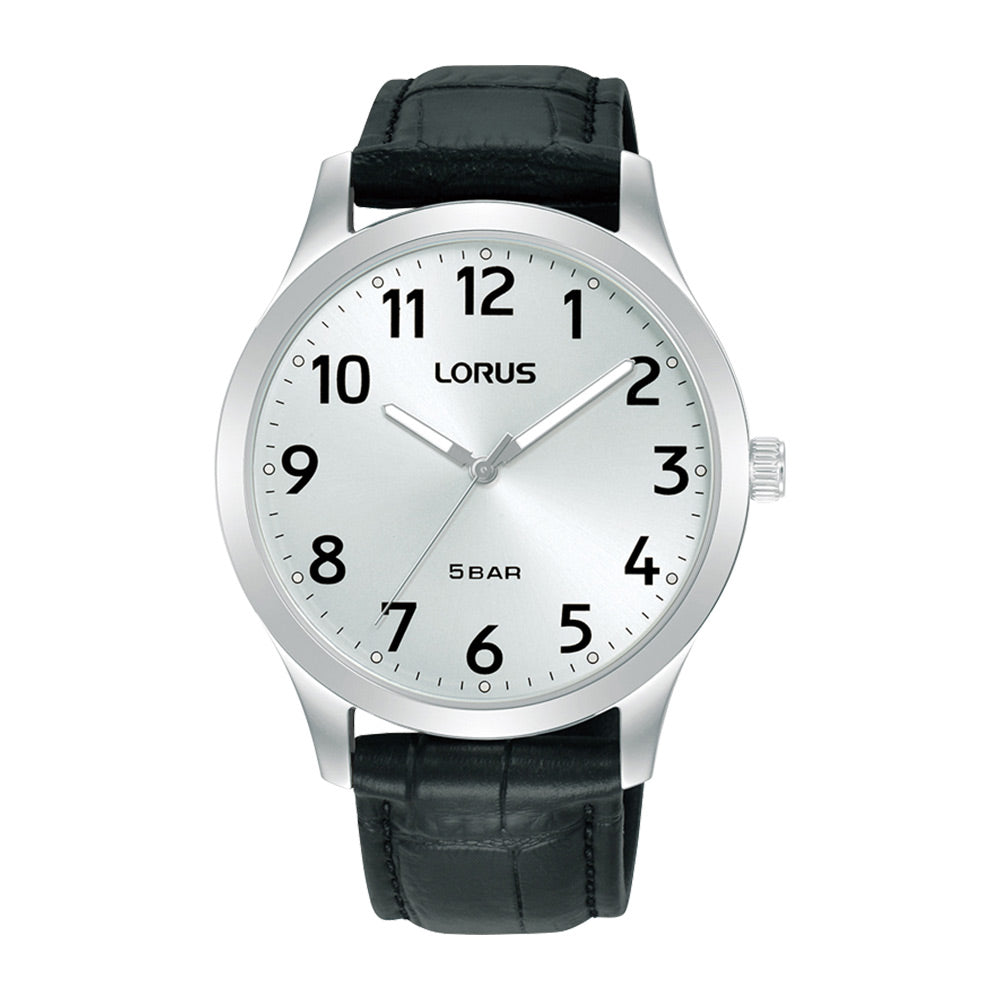 Lorus White Sunray Dial Watch RRX07JX9