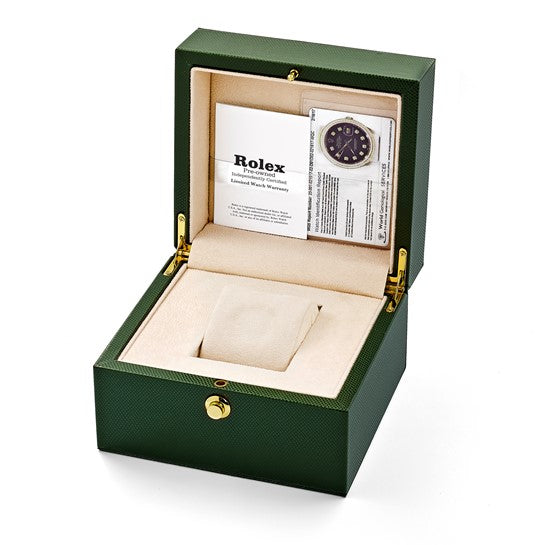 Reloj Rolex Lady Dia MOP de acero/18kw con bisel certificado independiente de segunda mano