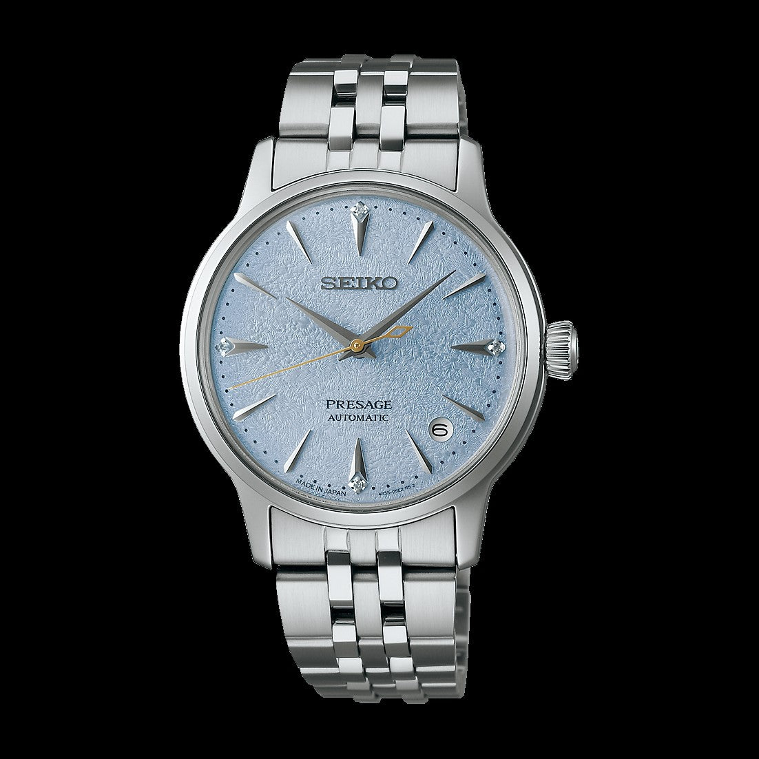 Seiko Presage ‘Frozen Skydiving’ Diamond Cocktail Time 34mm  SRPL61J1