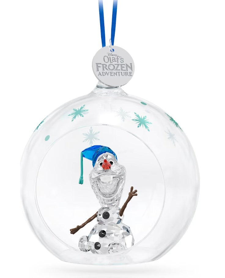 Swarovski Frozen Ball Ornament: Olaf - 5625132- Discontinued