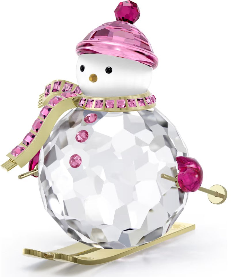 Swarovski - Holiday Cheers Dulcis Snowman, Pink - 5687121