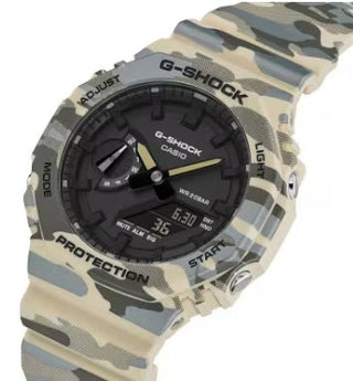 Casio G-Shock Analog Watch, 2100 Series, GA2100CM-5A, Camo
