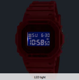 Casio G-Shock Digital Watch, 5600 Series, DW5600RRB-4