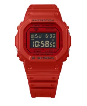 Casio G-Shock Digital Watch, 5600 Series, DW5600RRB-4