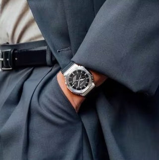Casio G-Shock Analog Digital Watch, G-Steel, 2100 Series, GBM2100-1A, Stainless Steel & Black