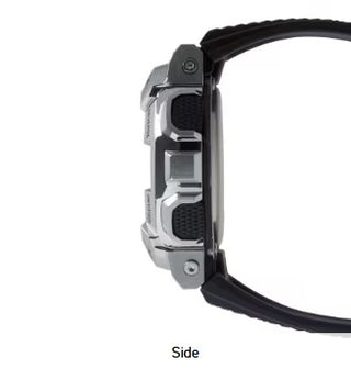 Casio G-Shock Analog Digital Watch, G-Steel, GM-110 Series, GM110-1A, Stainless Steel & Black